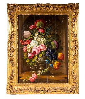 LATE 18TH/EARLY 19TH C. DUTCH STILL LIFE OF FLOWERS