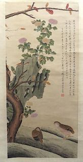 Scroll By Xiangning He (1878-1972)