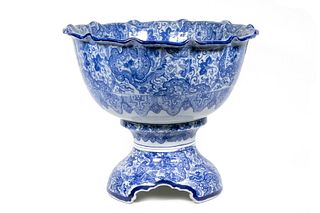 JAPANESE TWO-PIECE PUNCH BOWL