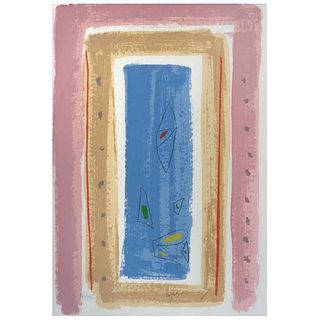 ALBERT RÀFOLS-CASAMADA, Sin título, de la serie Espacio y Luz II, Firmada, Serigrafía 46/75, 42 x 28 cm