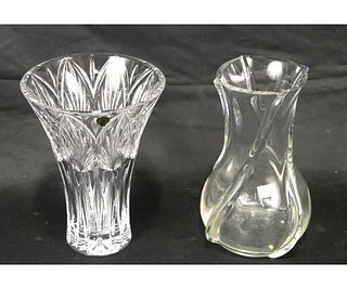 WATERFORD AND BACCARAT VASES