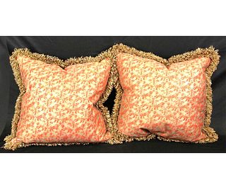 PAIR OF FORTUNY PILLOWS