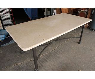 MARBLE TOP PATIO TABLE