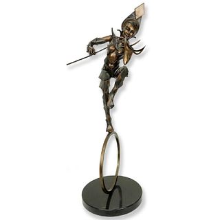 Diane Risa Sher, American (20th C.) Bronze Sculptu