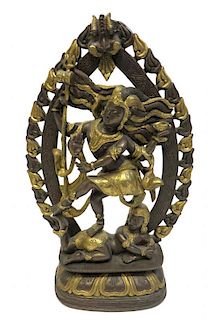 Bronze Shiva Figure