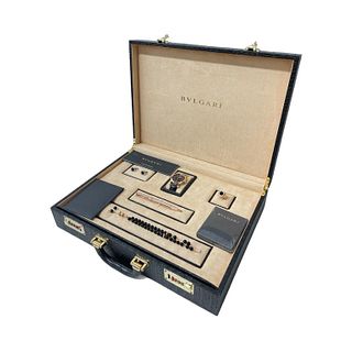 Bvlgari Rare Briefcase Set (retail $100,000)