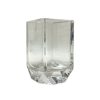 Diamond Shaped Crystal Vase