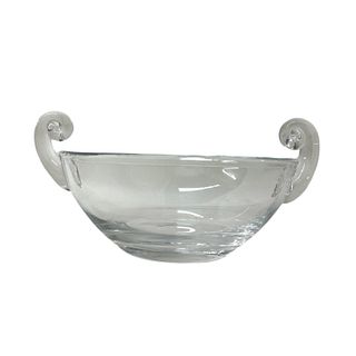 Crystal Bowl with Curved Handles