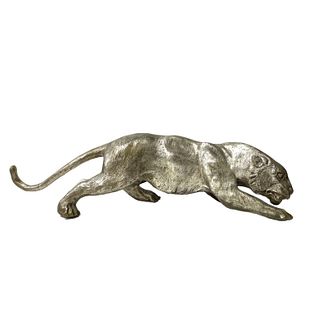 Bronze Jaguar Sculpture