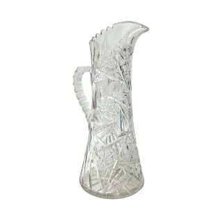 Large Cut Crystal Pitcher