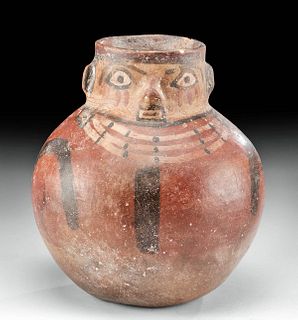 Nazca / Huari Bichrome Figural Jar w/ TL Test