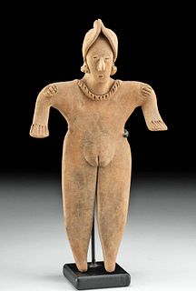 Colima Pottery Flat Female Figure