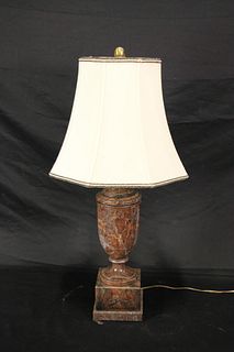 MARBLE URN TABLE LAMP