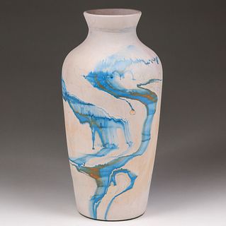 Nemadji Pottery 18"h Floor Vase - Moose Lake, MN