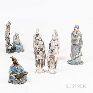 Chinese Ceramic Ancestral Figures and Pottery Figures