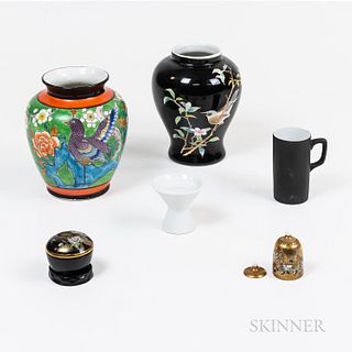 Six Japanese Ceramic Items