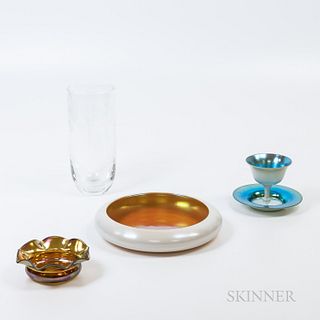 Four Pieces of Steuben Art Glass