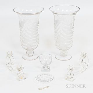 Group of Glass and Lucite Items