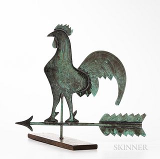 Bronze Rooster Weathervane