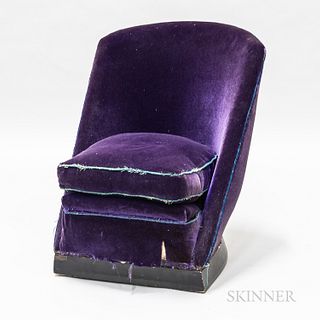 Art Deco Slipper Chair
