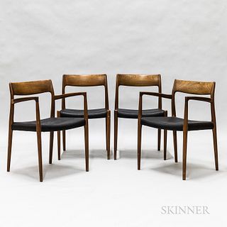 Four Danish Modern Chairs