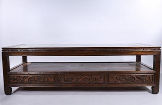 Chinese Carved Hardwood Table