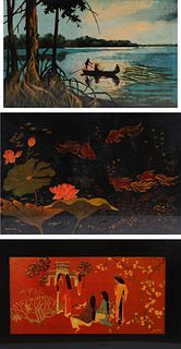 Set of Three Asian Wall Prints