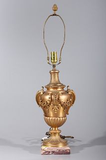 Antique Gold Brass Lamp