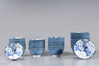 Set of Japanese Porcelain Bowls