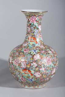 Large Enameled Chinese Vase