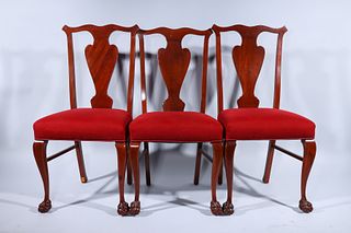 Set of Six Cherry Side Chairs