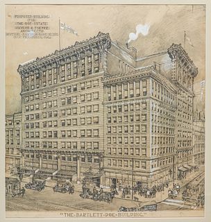 1909 San Francisco Bartlett Doe Building Sutter St Rendering