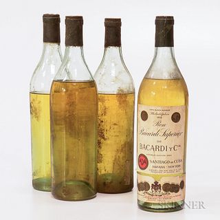 Bacardi Carta Blanca Superior, 4 24oz bottles