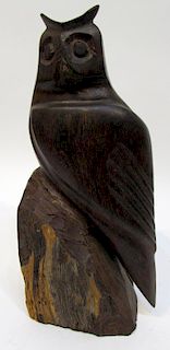 Carved Ironwood Owl