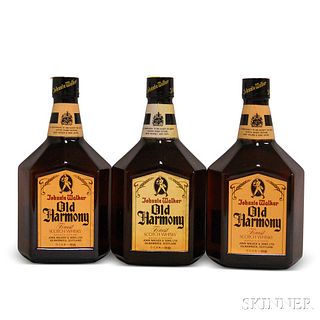 Johnnie Walker Old Harmony, 3 750ml bottles
