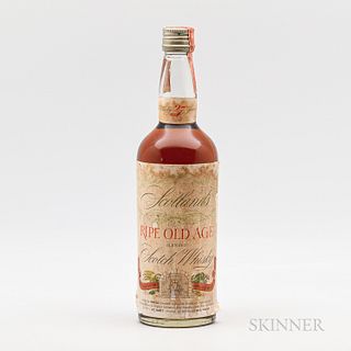 Scotland's Ripe Old Age 27 Years Old, 1 4/5 quart bottle