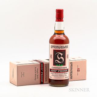 Springbank 100 Proof 12 Years Old, 1 750ml bottle (oc)