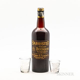Barrister Straight Bourbon Whiskey, 1 quart bottle