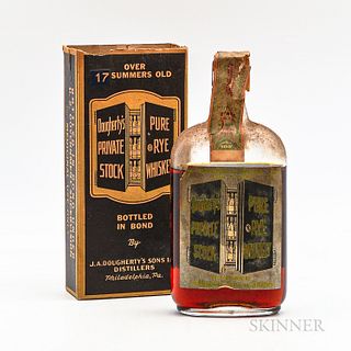 Dougherty's Private Stock Pure Rye Whiskey 16 Years Old 1916, 1 pint bottle (oc)