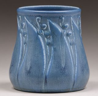 Rookwood #1681 Matte Blue Vase 1928