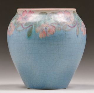 Rookwood Sallie Coyne Decorated Vellum Vase 1919