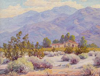 Paul Grimm Painting San Jacinto Mountain Palm Springs