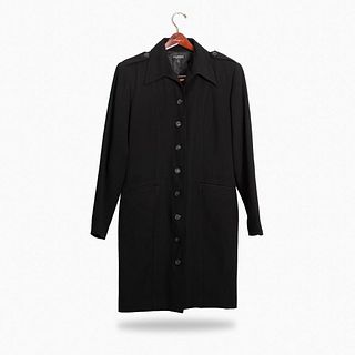 Halston Lifestyle Black Button Up Jacket