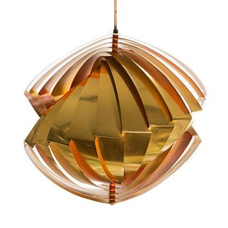 Louis Weisdorf Mid Century Conch Hanging Pendant Lamp