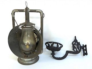 Railroad Lamp With Bracket