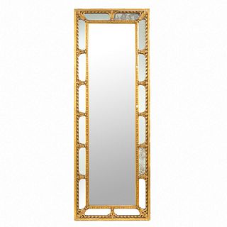 EARLY 20Th C. FRENCH GILTWOOD PIER MIRROR