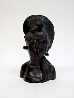 African Ebony Bust