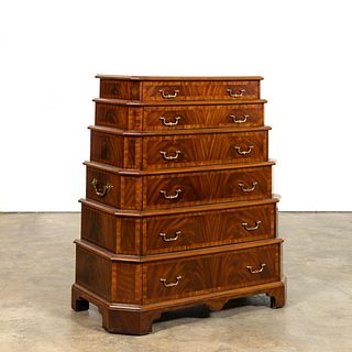 MAITLAND-SMITH TIERED CAMPAIGN STYLE CHEST