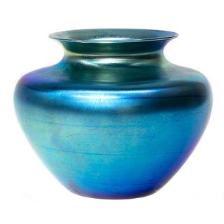 Steuben Aurene Irridescent Glass Vase