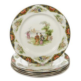 John Maddock & Sons English Porcelain Plates